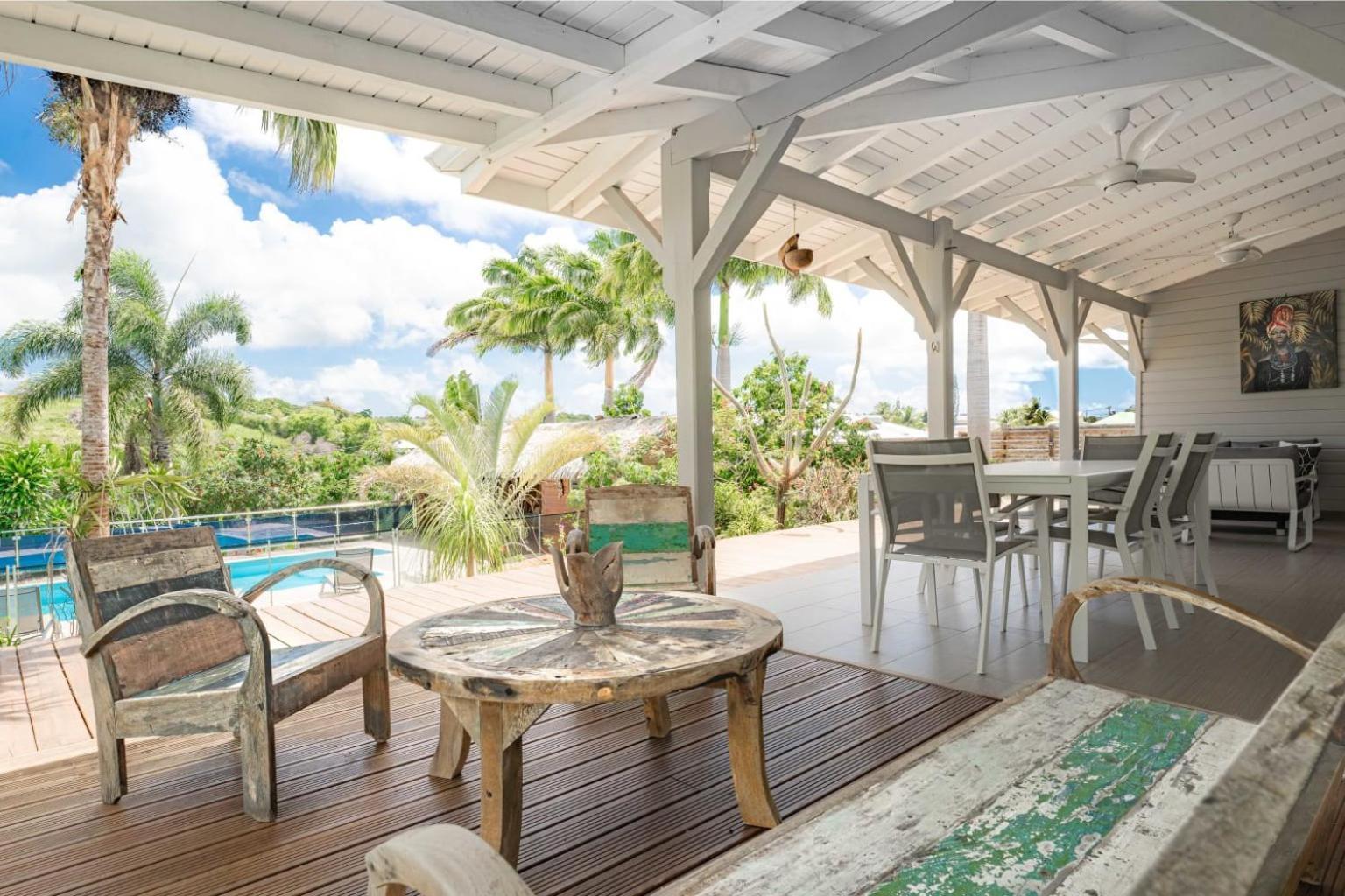 Villa Tikitanga Avec Piscine 10X5M A 650M De La Mer Saint-Francois  Exterior photo